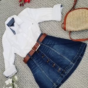 Tommy Hilfiger shirt - & - Cello Jean skirt
